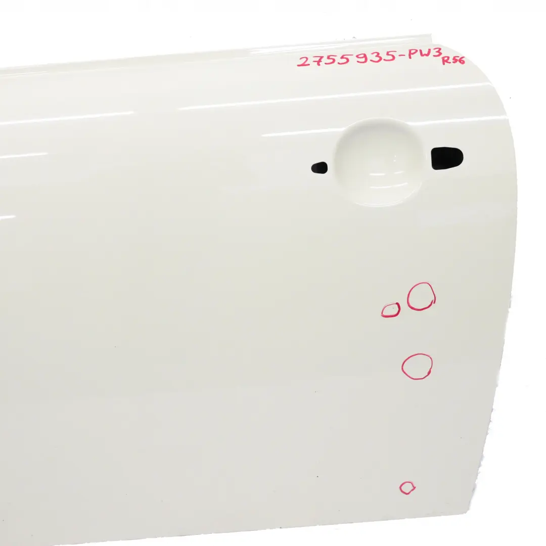 Mini Cooper 3 R55 R56 R57 R58 R59 Porta Anteriore Sinistra Pepe Bianco - 850 - SKU 2755935-PW3 - Numero di parte 2755935