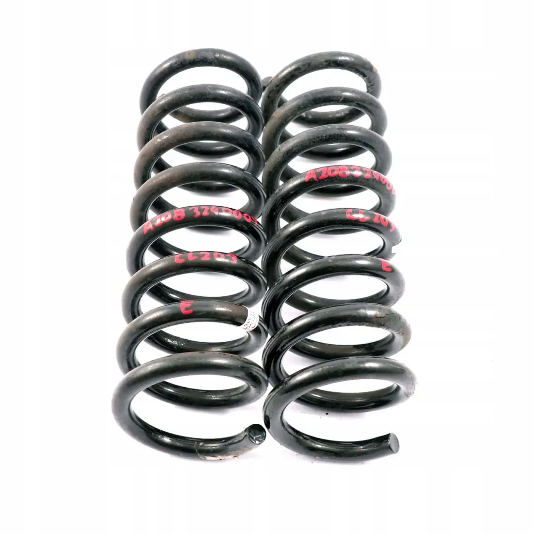 Mercedes-Benz CLC CL203 CLK C208 Rear Coil Spring Suspension Set to with Part number A2083240004 Mercedes-Benz CLC CL203 CLK C208 Rear Coil Spring Suspension Set - SKU A2083240004 - Part number A2083240004