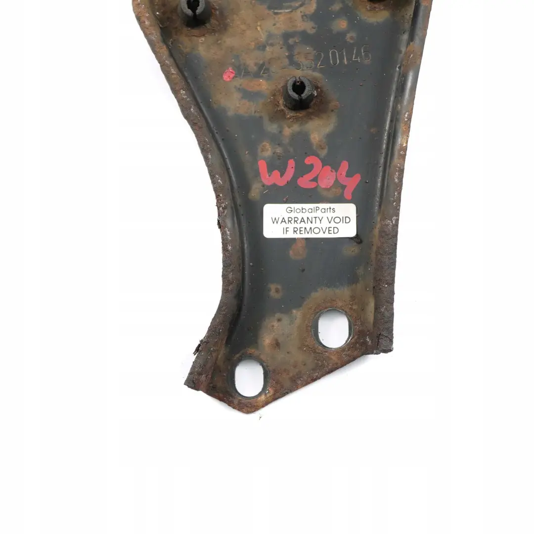 Mercedes-Benz C E Class W204 W212 Rear Subframe Left N/S Mount Plate Bracket  - SKU A2043520146 - Part number A2043520146