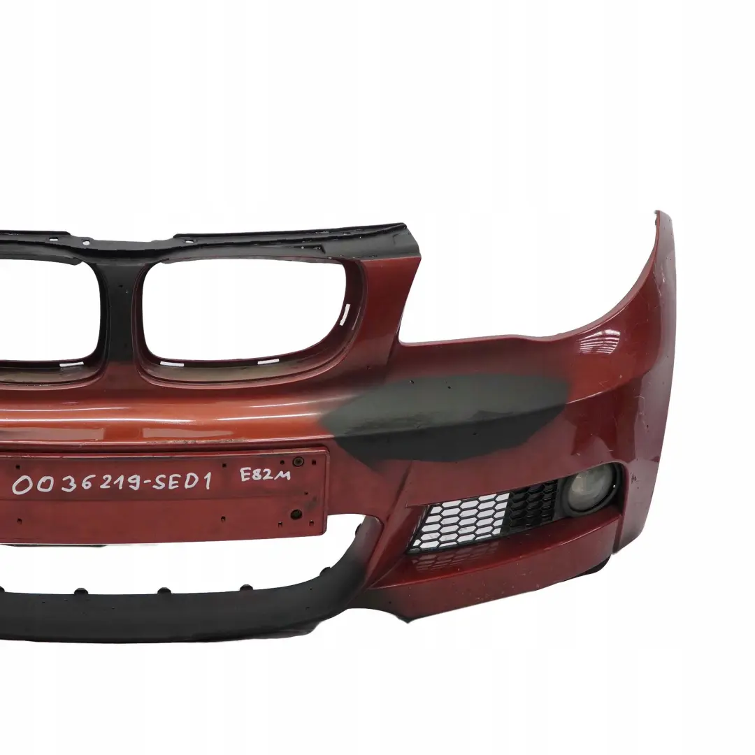 BMW 1 E82 E88 1 M Sport Front Bumper Trim Panel Sedonarot Red Metallic - A79 - SKU 0036219-SED1 - Part number 0036219