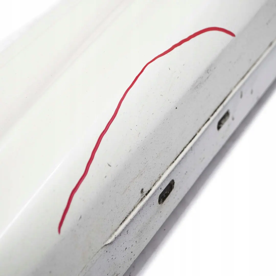 BMW E81 E82 E88 2 M Sport Listello Portiera Gonna Destra Bianco Alpino Bianco - SKU 0034732-AW2 - Numero di parte 0034732