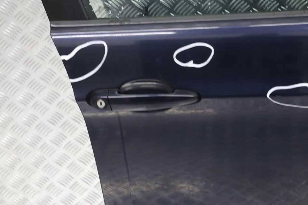 BMW 3 er E90 E91 LCI Beifahrer Tür vorne rechts Monacoblau Blau Metallic - SKU 7203644-MB1 - Teilenummer 7203644