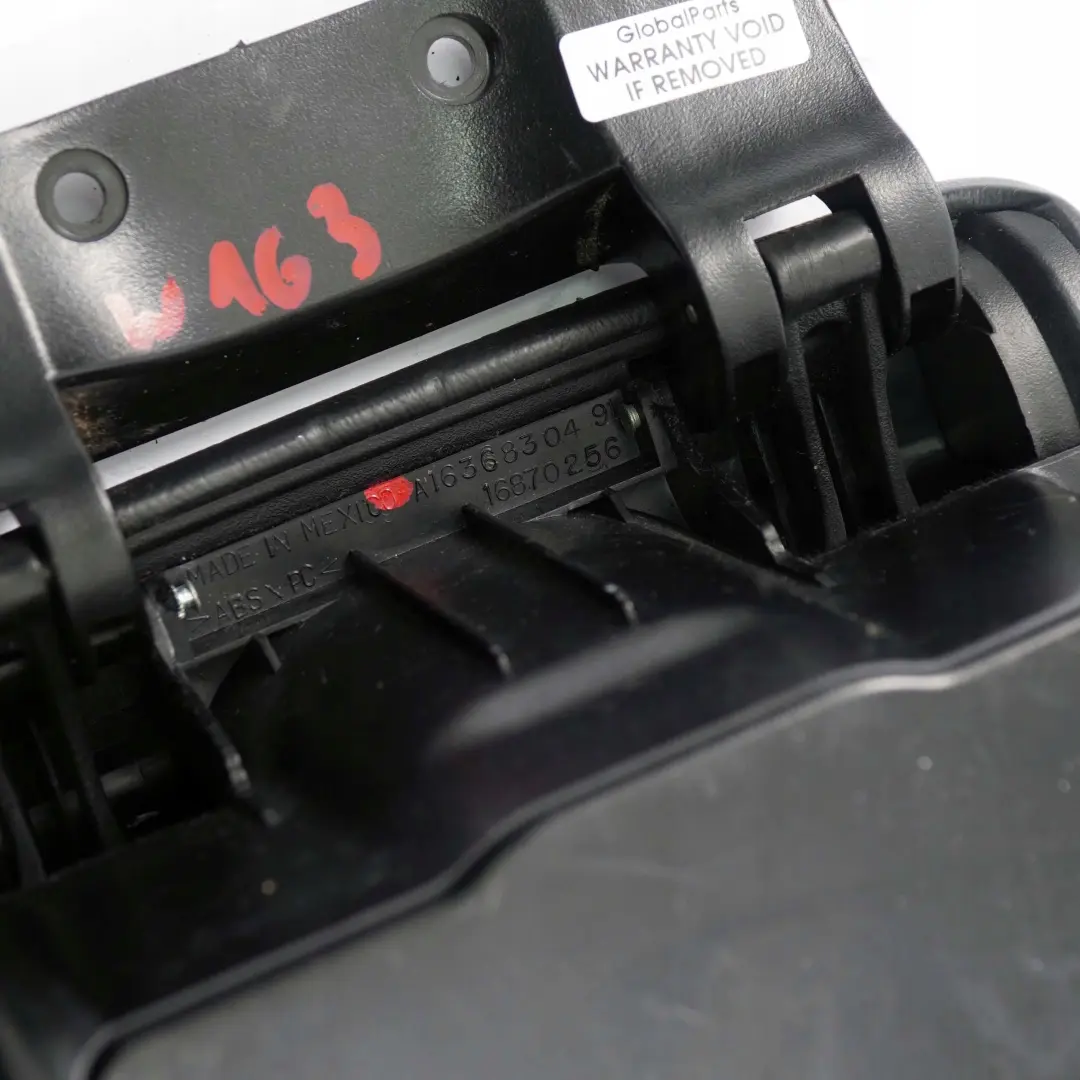 Mercedes-Benz M ML W163 Centre Console Armrest Leather Anthracite to with Part number A1636830491 Mercedes-Benz M ML W163 Centre Console Armrest Leather Anthracite - SKU A1636830491 - Part number A1636830491