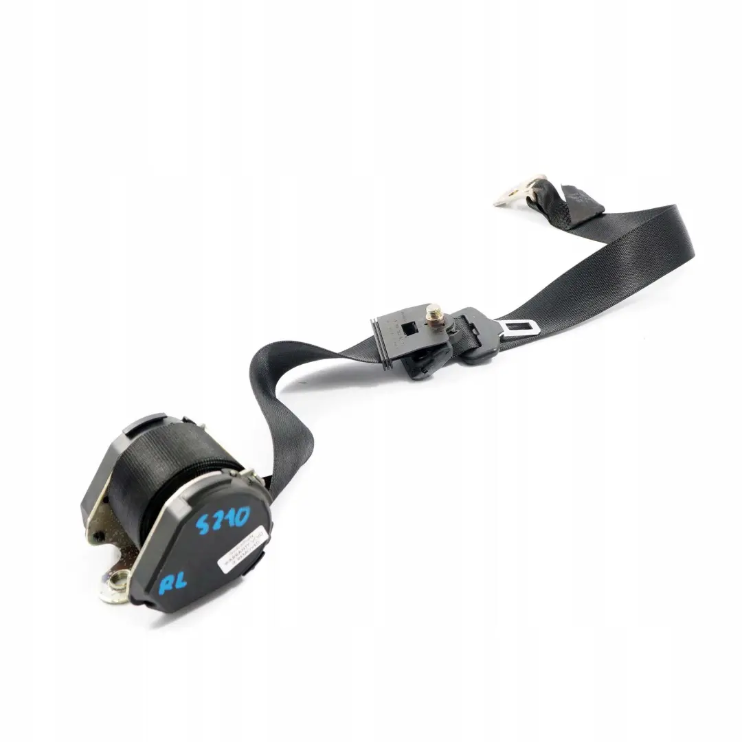  Mercedes-Benz E-Class W210 S210 Rear Left N/S Seat Belt Black - SKU A2108600985 - Part number A2108600985