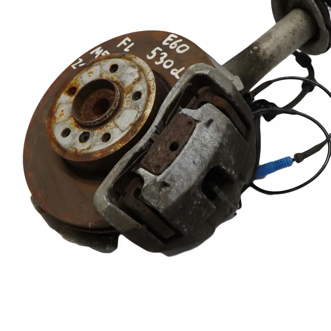 M57N Ammortizzatore Anteriore Sinistro Alloggiao Pinza Freno per BMW E60 530d con numero di parte 31326764457 BMW E60 530d M57N Ammortizzatore Anteriore Sinistro Alloggiao Pinza Freno - SKU 6764457-2 - Numero di parte 31326764457