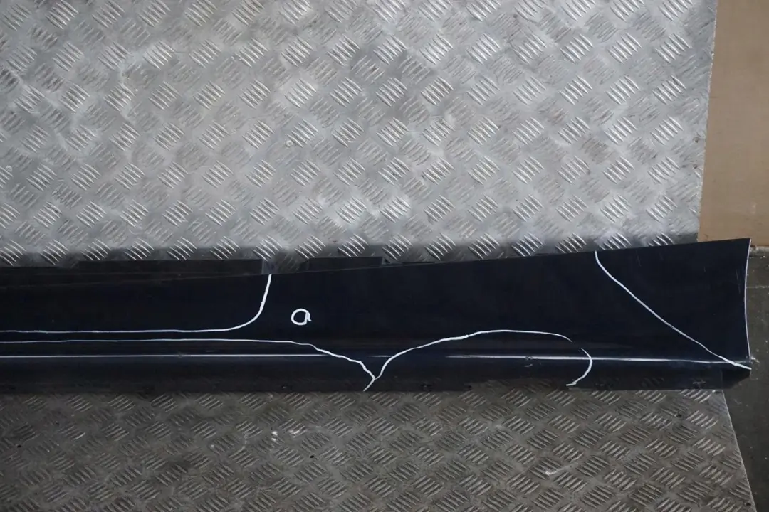 BMW E87 Sill strip side skirt left Monacoblau Monaco Blue Metallic - SKU 0032949-MB2 - Número de pieza 0032949