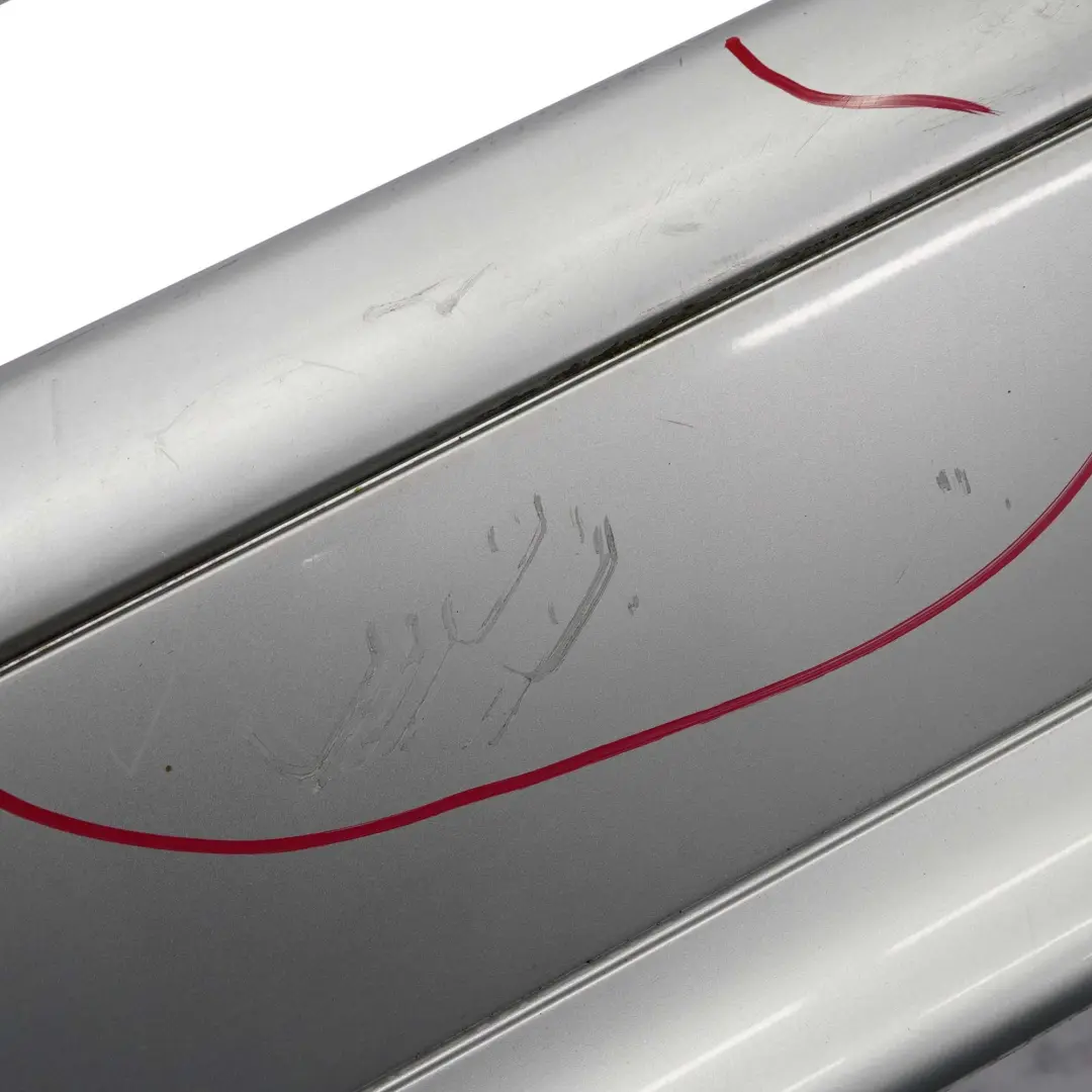Mercedes-Benz E S210 W210 Estate Rear Bumper Trim Panel Brilliant Silver - 744 to with Part number A2108852225 Mercedes-Benz E S210 W210 Estate Rear Bumper Trim Panel Brilliant Silver - 744 - SKU A2108852225-BRS - Part number A2108852225