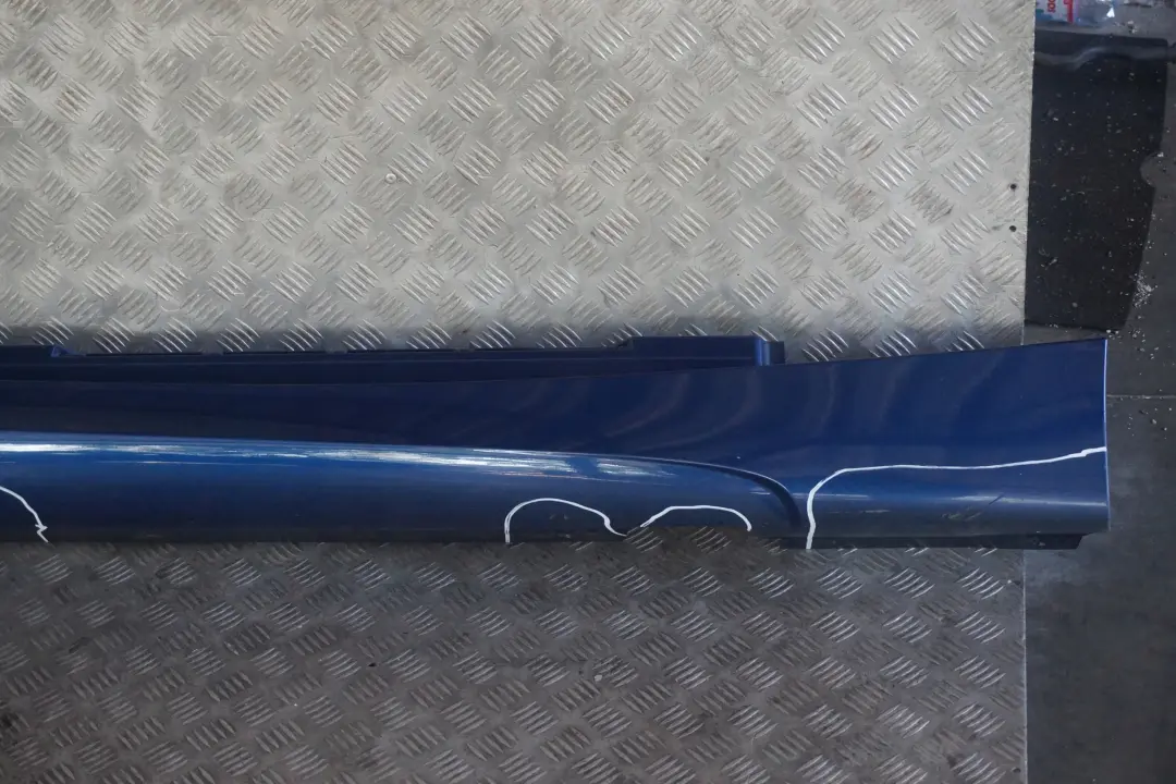 Sill Strip Side Skirt Right O/S Le Mans Blau Blue BMW 1 Series E87 E87N M SPORT - SKU 0033556-LMB1 - Part number 0033556