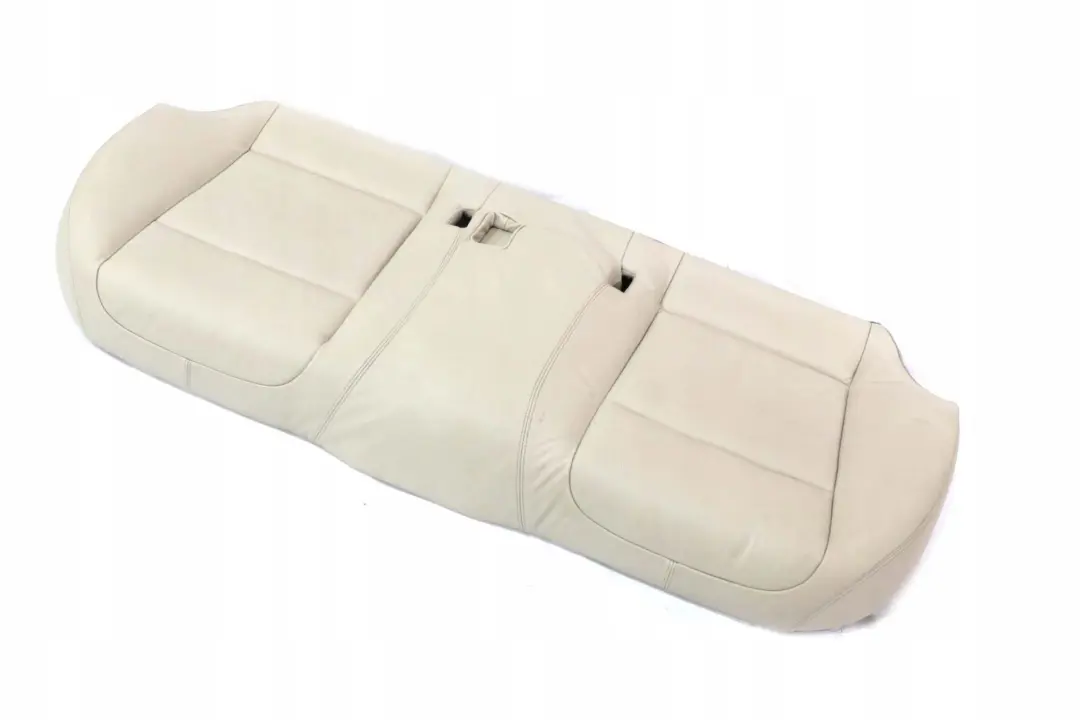 BMW 7 F01 F02 LCI Rear Seat Bench Couch Leather Cover Elfenbeinweiss White - SKU 7344882 - Part number 7344882