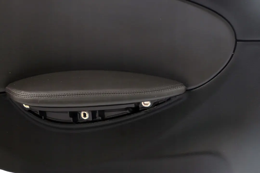 BMW E63 Trasero Izquierdo Lateral Panel De Cuero Negro Perla - SKU 7115449 - Número de pieza 7115449