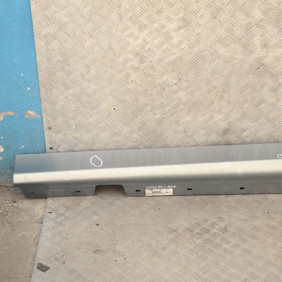 Sill strip side skirt left N/S Arktis Metallic - A34 to BMW 3 SERIES E90 E91 with Part number 32951 BMW 3 SERIES E90 E91 Sill strip side skirt left N/S Arktis Metallic - A34 - SKU 0032951-AM7 - Part number 32951