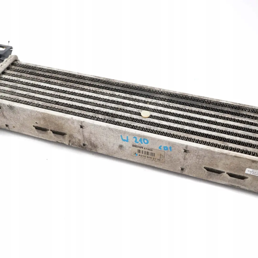 Mercedes-Benz E W210 Charge Air Cooler Intercooler Radiator Diesel to with Part number A2105002100 Mercedes-Benz E W210 Charge Air Cooler Intercooler Radiator Diesel - SKU A2105002100 - Part number A2105002100