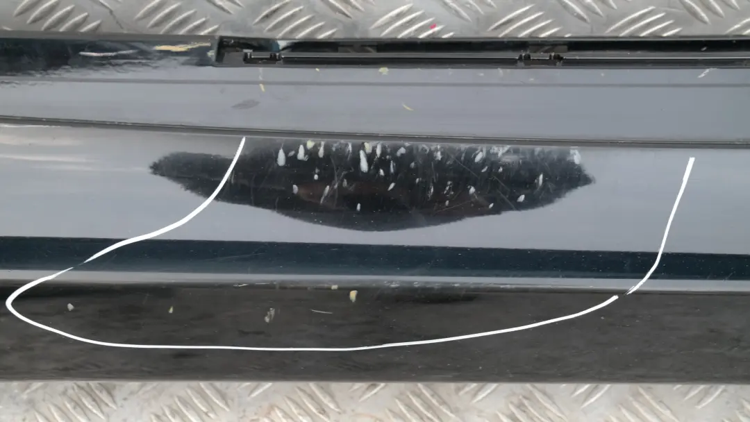 BMW E87 LCI Listello Portiera Apertura Gonna Destro Nero 2 - SKU 0036144-SCH7 - Numero di parte 51770036144