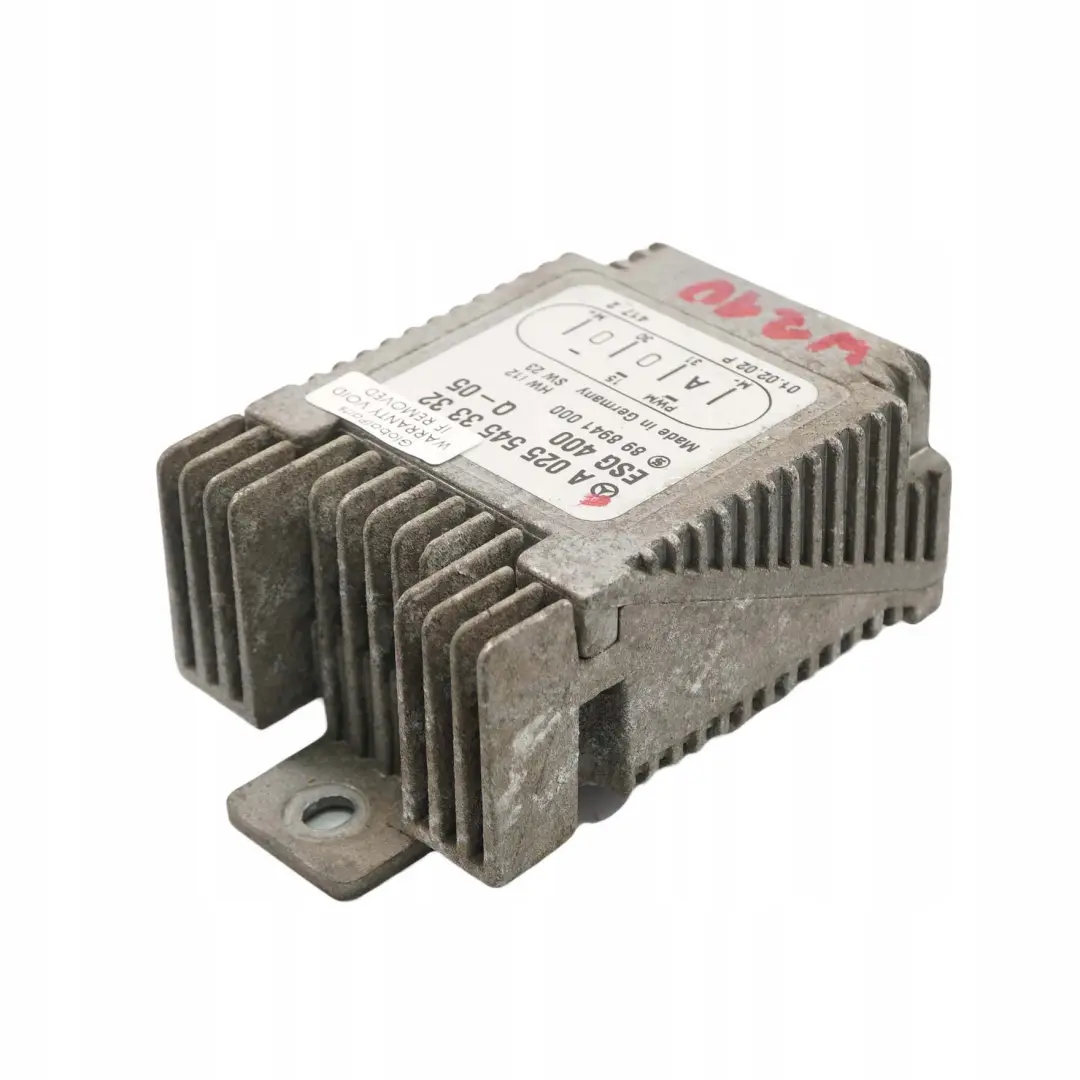 Refrigeración Radiador Ventilador Unidad Control Módulo para Mercedes W202 W210 Motor con número de pieza A0255453332 Mercedes W202 W210 Motor Refrigeración Radiador Ventilador Unidad Control Módulo - SKU A0255453332 - Número de pieza A0255453332