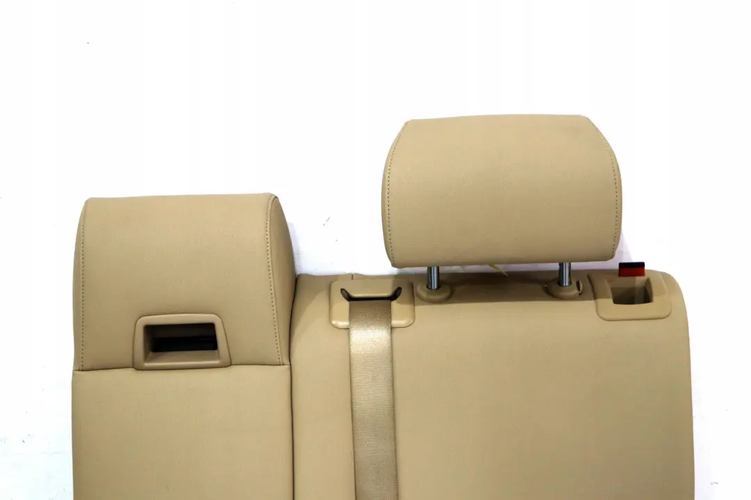 BMW 5 Series E61 Touring Rear Left N/S Seat Back Cover Backrest Beige Leather - SKU 7125231 - Part number 7125231