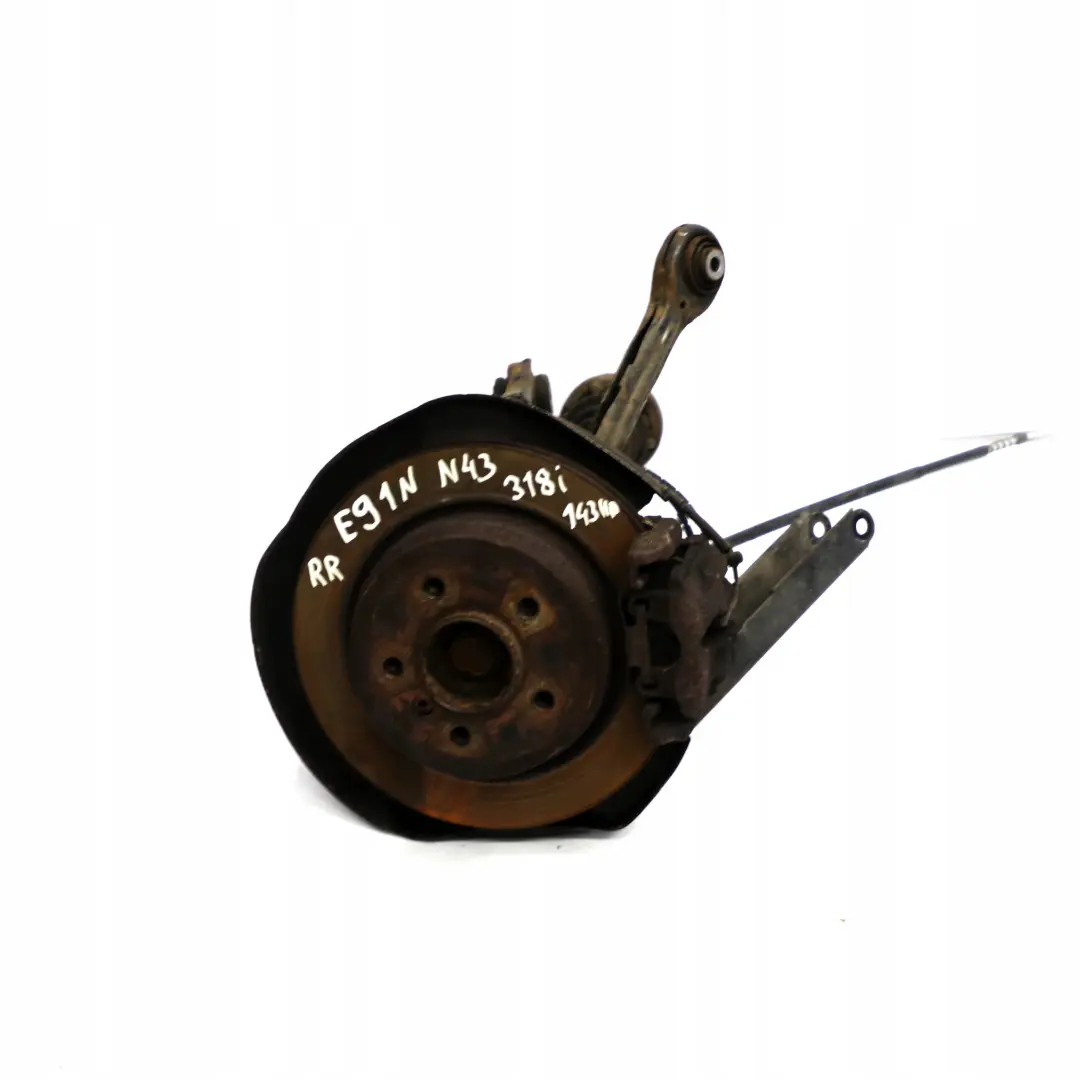 BMW E91 LCI Touring 318i N43 trasera derecha Suspension Pierna Freno Rueda Hub - SKU 6783654-6 - Número de pieza 6783654