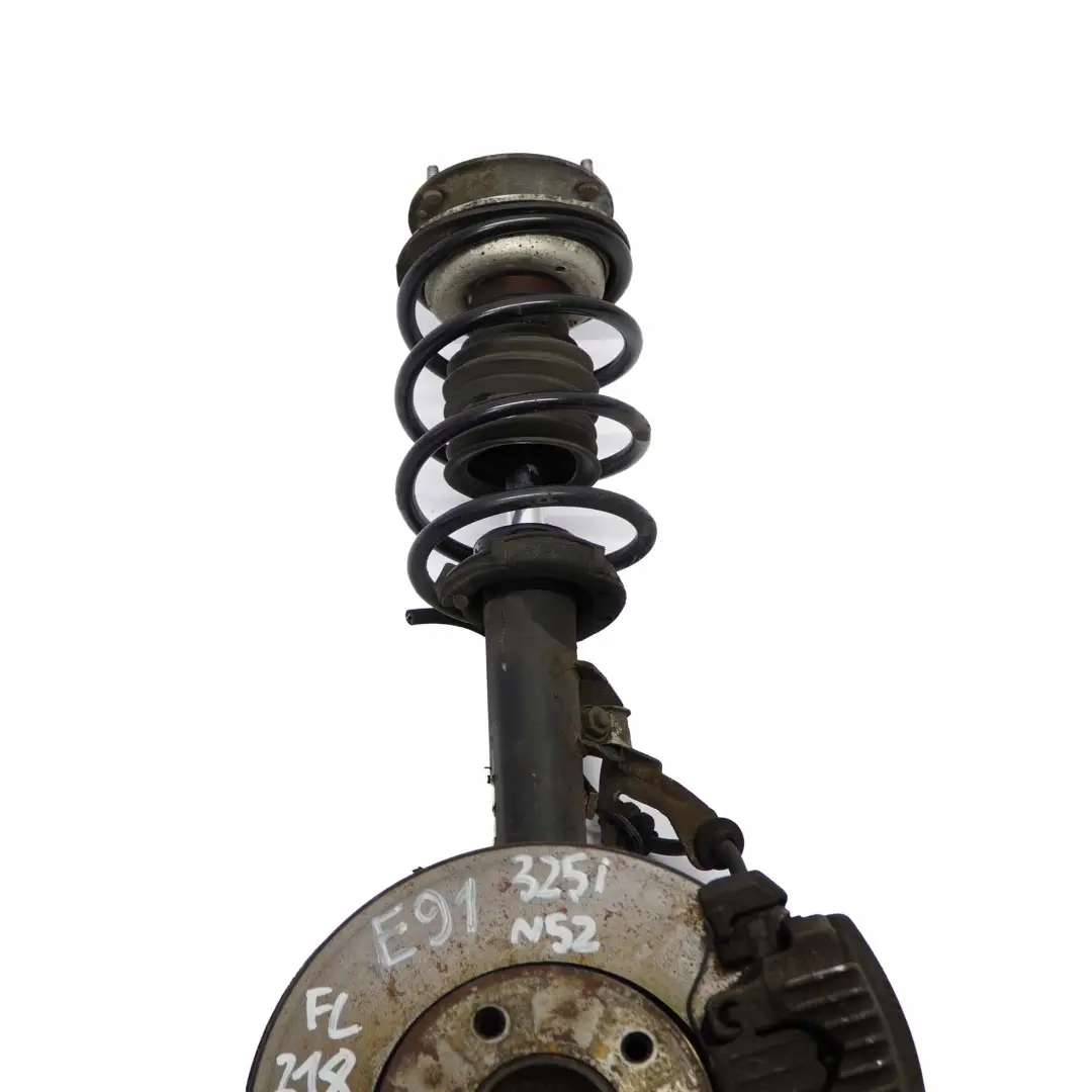 BMW 3 E91 Touring 325i N52 Front Left N/S Spring Strut Brake Suspension Leg Hub - SKU 6786013-4 - Part number 6786013