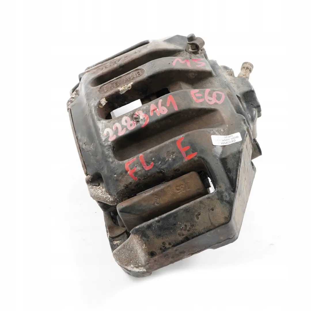 Front Left N/S Brake Caliper Housing Carrier to BMW 5 6 Series E60 E61 M5 E63 M6 with Part number 2283161 BMW 5 6 Series E60 E61 M5 E63 M6 Front Left N/S Brake Caliper Housing Carrier - SKU 2283161 - Part number 2283161
