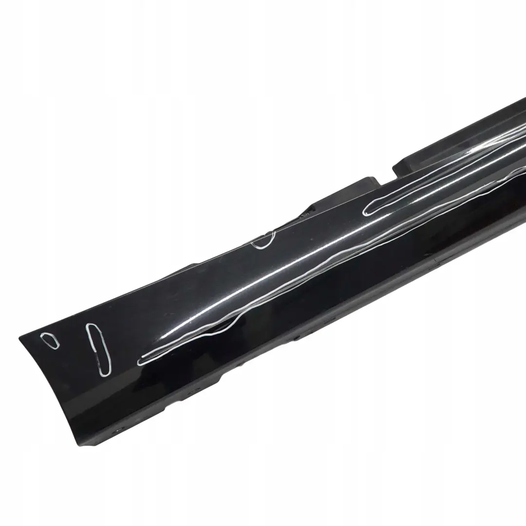 BMW 1 E87 LCI Sill Strip Side Skirt Right O/S Schwarz 2 Black - 668 - SKU 0036144-SCH1 - Part number 0036144