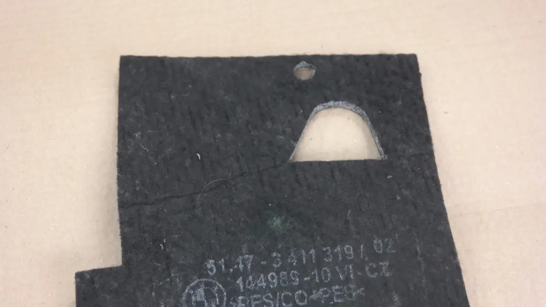 E83N LCI Sound Insulation Floor Panel Rear Left N/S to BMW X3 Series E83 with Part number 3411319 BMW X3 Series E83 E83N LCI Sound Insulation Floor Panel Rear Left N/S - SKU 3411319 - Part number 3411319