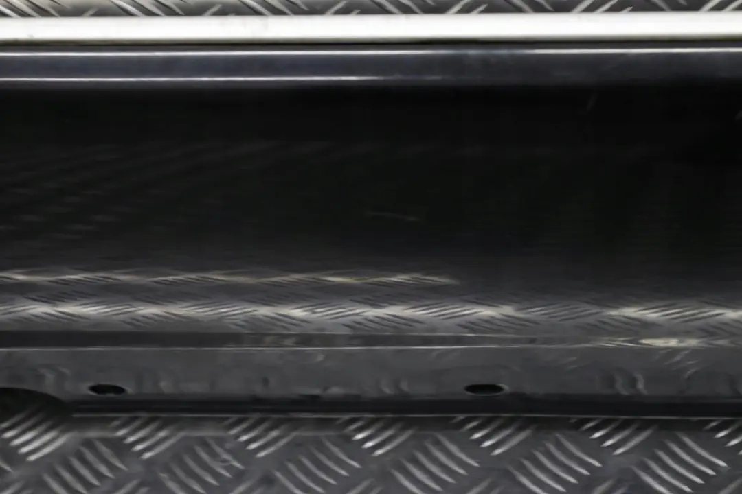 BMW X5 E70 Schwellerleiste Schweller Trittbrett Rechts Black Sapphire - 475 - SKU 7163556-BS - Teilenummer 7163556