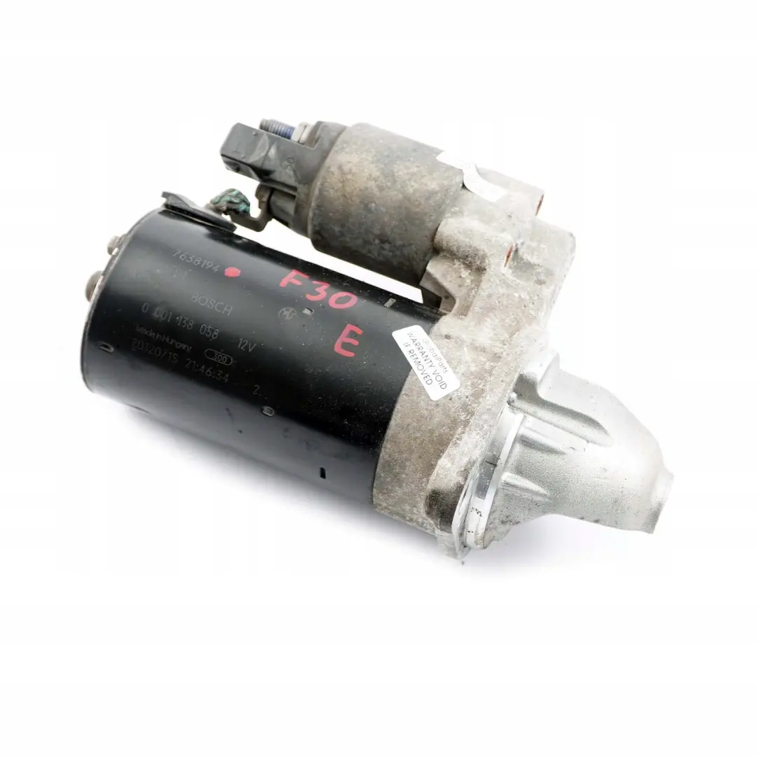 BMW F20 F21 F22 F30 F31 N20 N26 N55 Benzin Motor Anlasser Starter - SKU 7638194 - Teilenummer 7638194