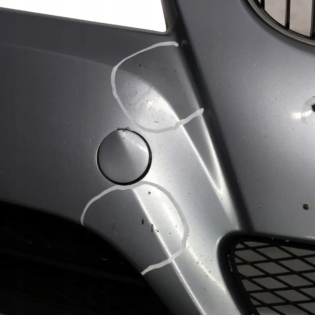 Front Bumper Trim Panel Complete Bluewater Metallic - 896 to BMW 3 E90 E91 LCI with Part number 0036838 BMW 3 E90 E91 LCI Front Bumper Trim Panel Complete Bluewater Metallic - 896 - SKU 0036837-WB - Part number 0036838