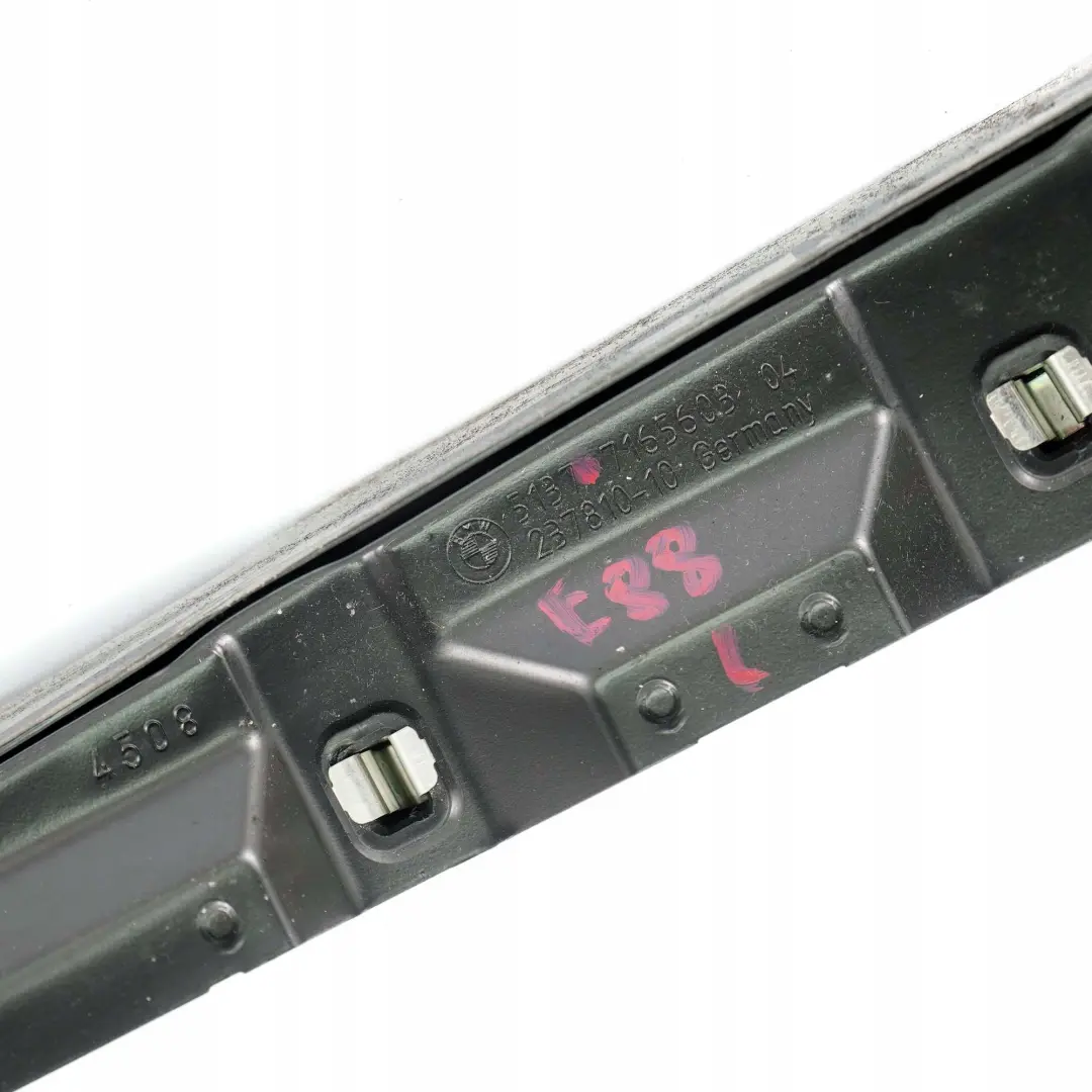 BMW E88 Izquierda N / S Ventana Trasera Conexion angulo Trim - SKU 7165603 - Número de pieza 7165603