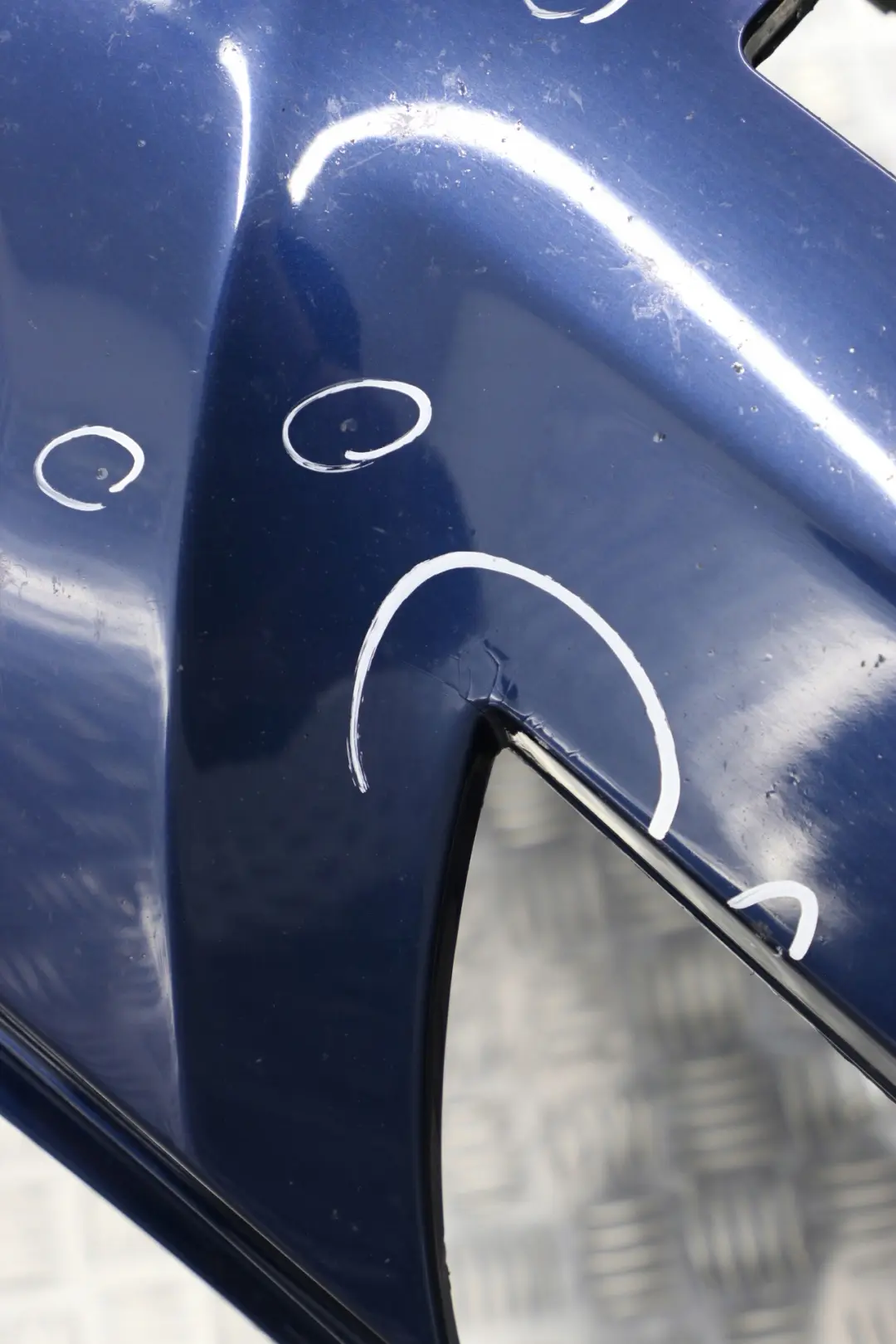 Front Bumper Trim Panel Mysticblau Mystic Blue - A07 to BMW 5 Series E60 E61 with Part number 0149246 BMW 5 Series E60 E61 Front Bumper Trim Panel Mysticblau Mystic Blue - A07 - SKU 0149246-MYS - Part number 0149246