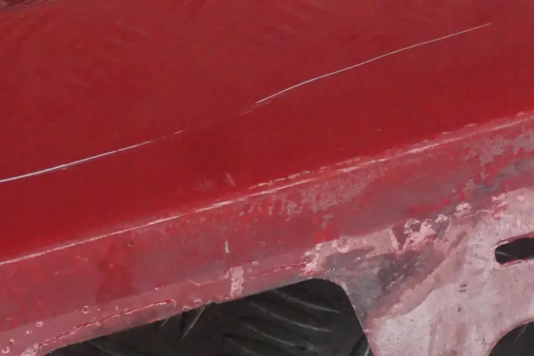 BMW E90 E91 LCI Listello Portiera Apertura Gonna SX Rosso-Cremisi Rossa - SKU 0037059-KAR1 - Numero di parte 0037059