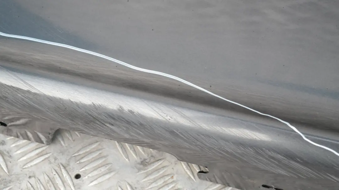 Sill strip side skirt right O/S Sparkling Graphite Metallic A22 to BMW 1 SERIES E87 with Part number 51770032948 BMW 1 SERIES E87 Sill strip side skirt right O/S Sparkling Graphite Metallic A22 - SKU 0032948-SG6 - Part number 51770032948