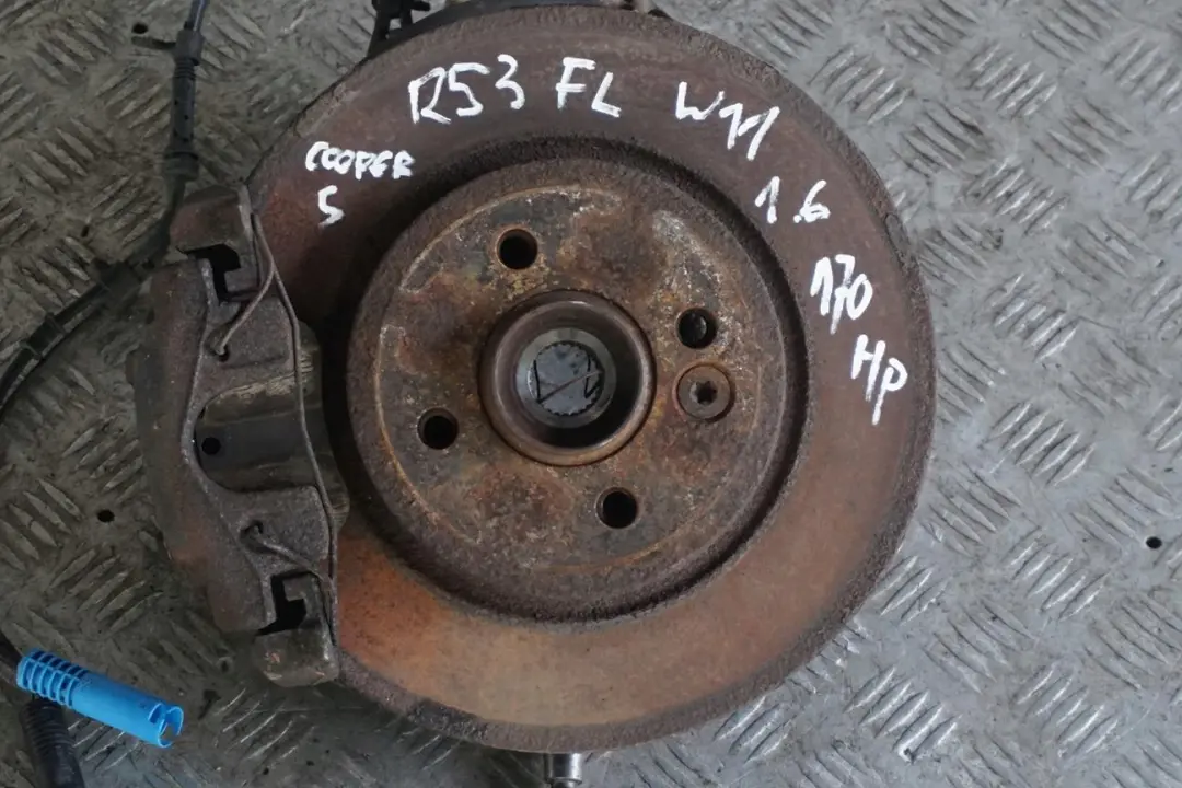 BMW Mini R53 Cooper S W11 1.6 170hp Front Left N/S Leg Brake Suspension Hub - SKU 6759421 - Part number 6759421