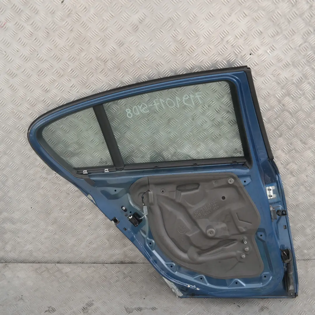 Door Rear Left N/S Sydneyblau Sydney Blau Blue - A19 to BMW 1 SERIES 8 E87 E87N with Part number 7191017 BMW 1 SERIES 8 E87 E87N Door Rear Left N/S Sydneyblau Sydney Blau Blue - A19 - SKU 7191017-SYD8 - Part number 7191017