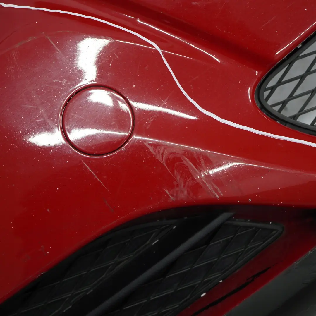 BMW 3 E90 E91 LCI Front Bumper Trim Panel Complete Karmesinrot Crimson Red A61 - SKU 0036837-KAR - Part number 0036838