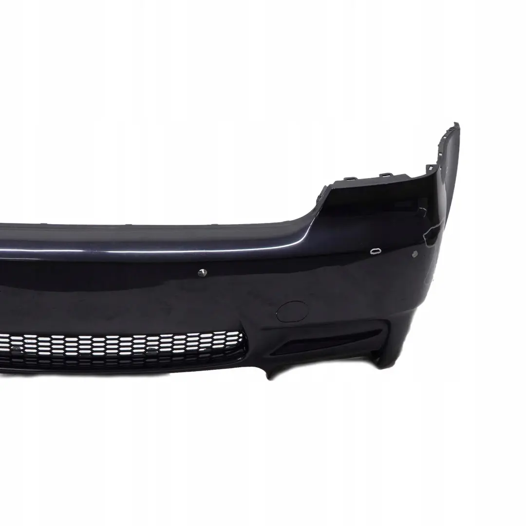 BMW 3 E92 E93 M3 Complete Rear Bumper PDC Jerezschwarz Black Metallic - A73 - SKU 0433104-JEREZ1 - Part number 0433104