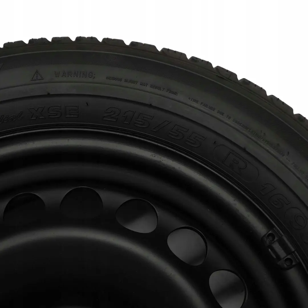  Mercedes-Benz E W210 Stahl Felge 16" Notrad Reserverad 215/55 - SKU A2104000802 - Teilenummer A2104000802