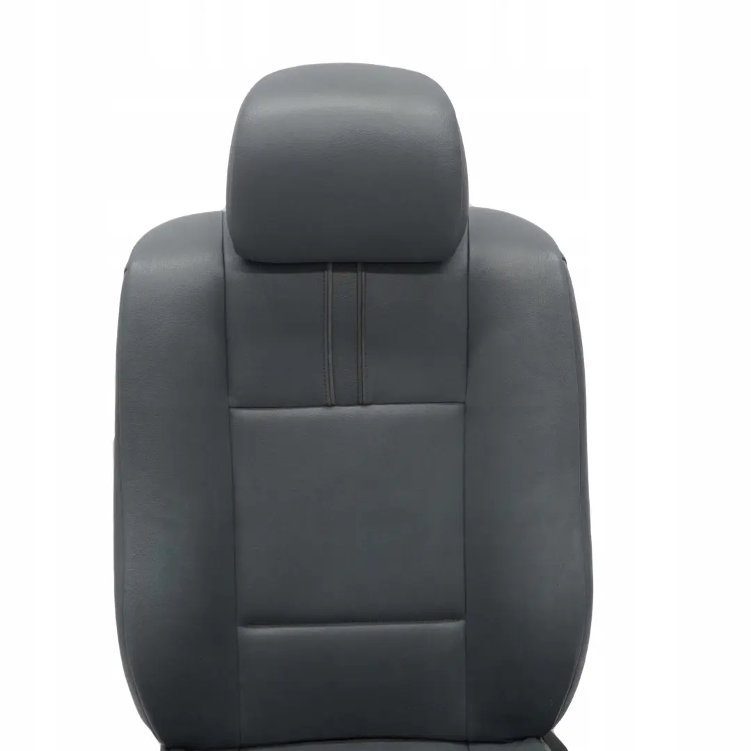 BMW X3 Series E83 Leather Ambiente Grey Blue Grau Leather Front Left N/S Seat - SKU 3412215-3 - Part number 3412215