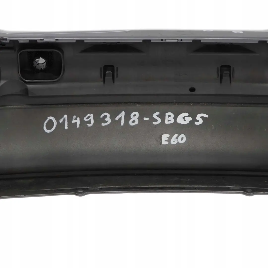 BMW 5 Series E60 5 Saloon Rear Bumper PDC Silbergrau Grey Metallic - A08 - SKU 0149318-SBG5 - Part number 0149318