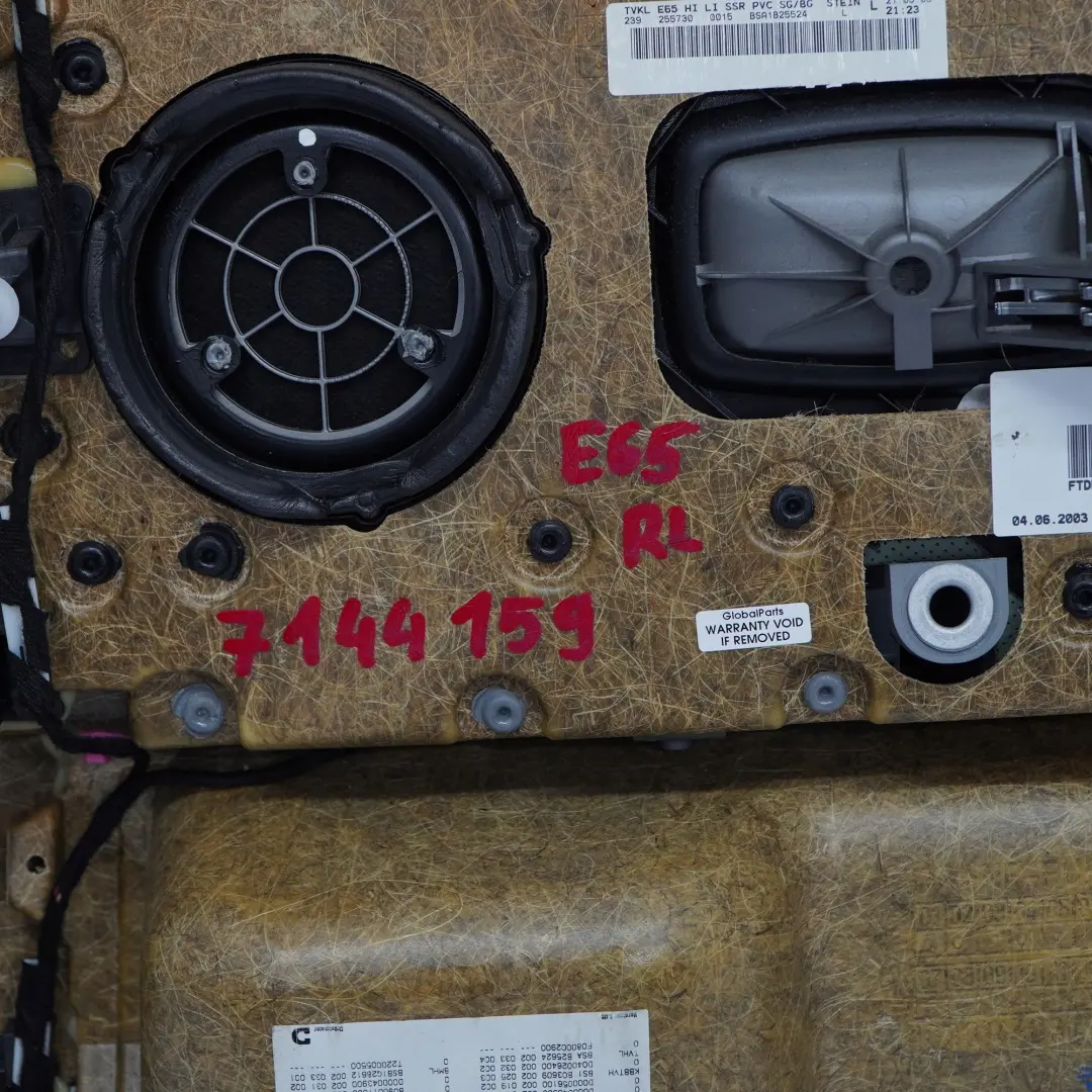 Boczek drzwi lewy tył Naska green do BMW 7 E65 o numerze 7144159 BMW 7 E65 Boczek drzwi lewy tył Naska green - SKU 7144159 - Numer Części 7144159