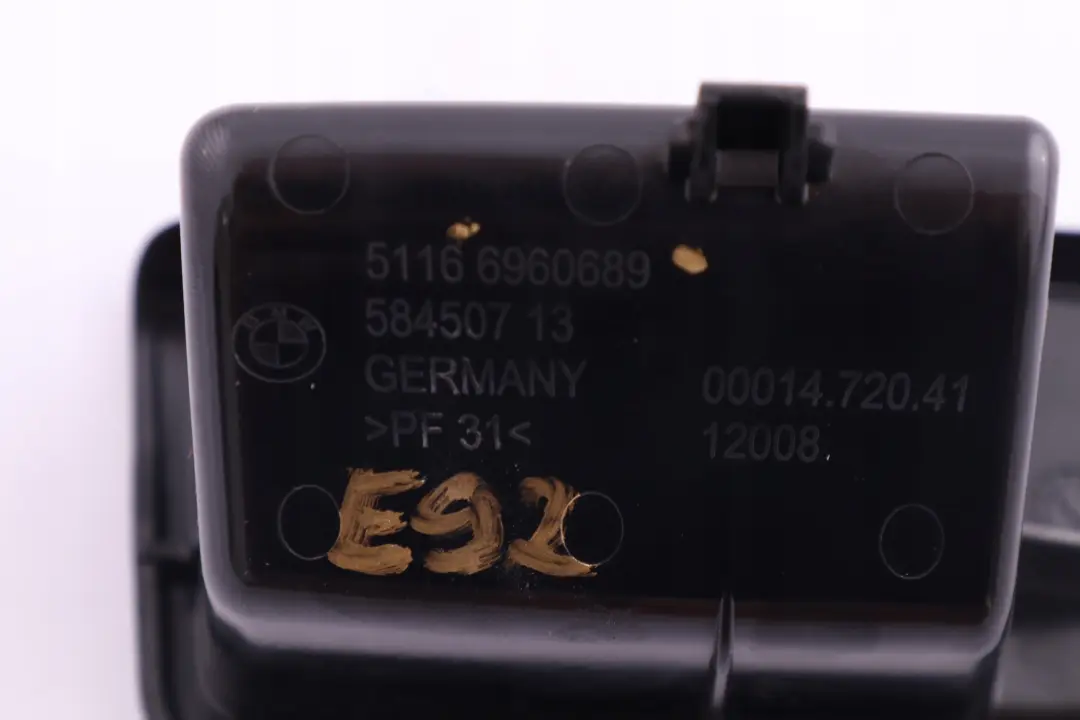 BMW E92 E93 Wkład popielniczka schowek tylna tył - SKU 6960688 - Numer Części 51166960688