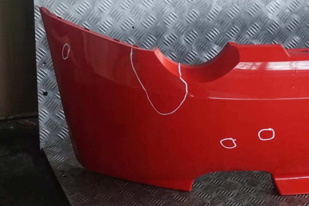 Bumper Trim Panel Hellrot Bright Red - 314 to BMW Z4 Series E85 Convertible Rear with Part number 0034437 BMW Z4 Series E85 Convertible Rear Bumper Trim Panel Hellrot Bright Red - 314 - SKU 0034437-HELL - Part number 0034437