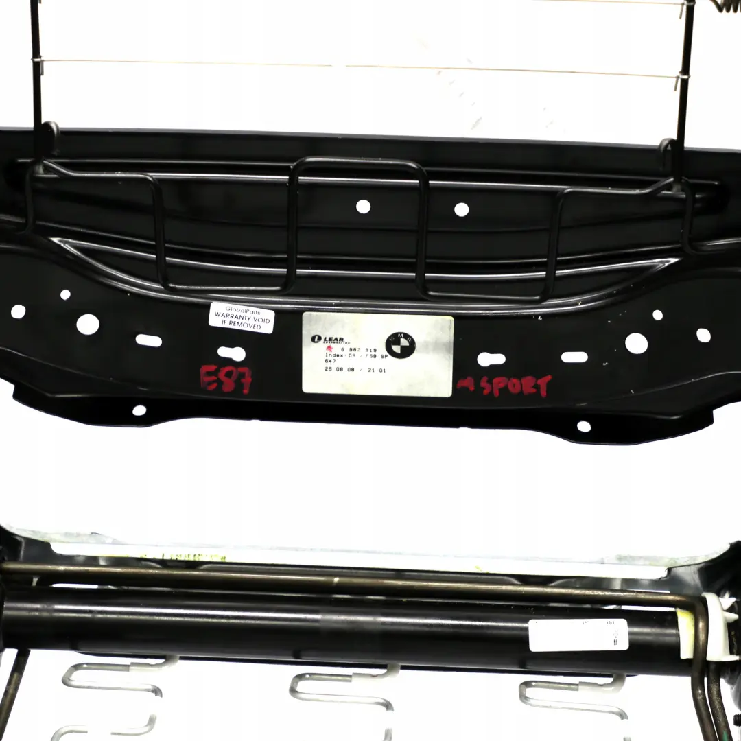 Backrest Frame Carrier Front Seat Sport Left N/S to BMW 1 3 Series E87 E90 with Part number 6982919 BMW 1 3 Series E87 E90 Backrest Frame Carrier Front Seat Sport Left N/S - SKU 6982919 - Part number 6982919