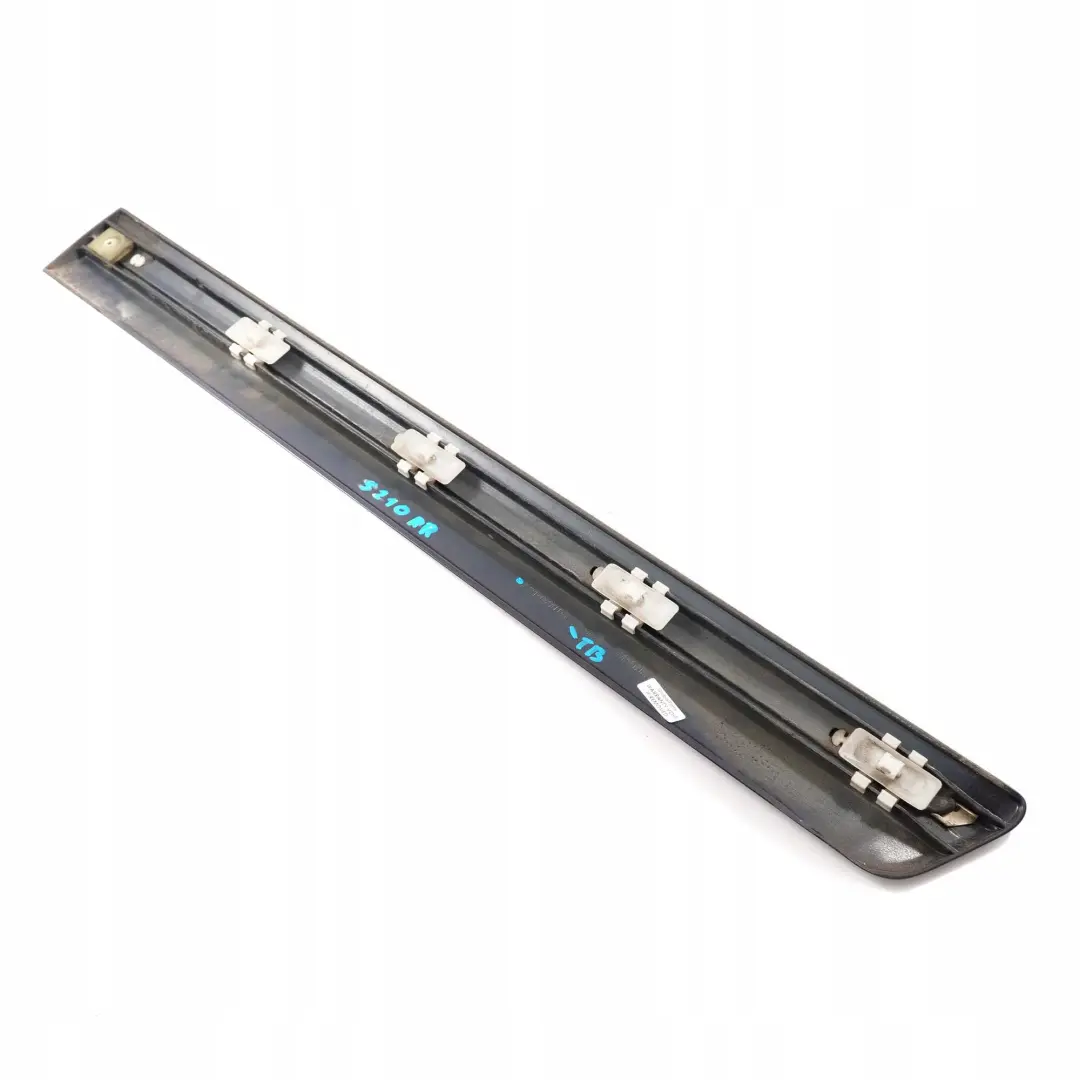  Mercedes-Benz E W210 Rear Right Door O/S Trim Strip Moulding Tanzanite Blue - SKU A2106900682-TB - Part number A2106900682