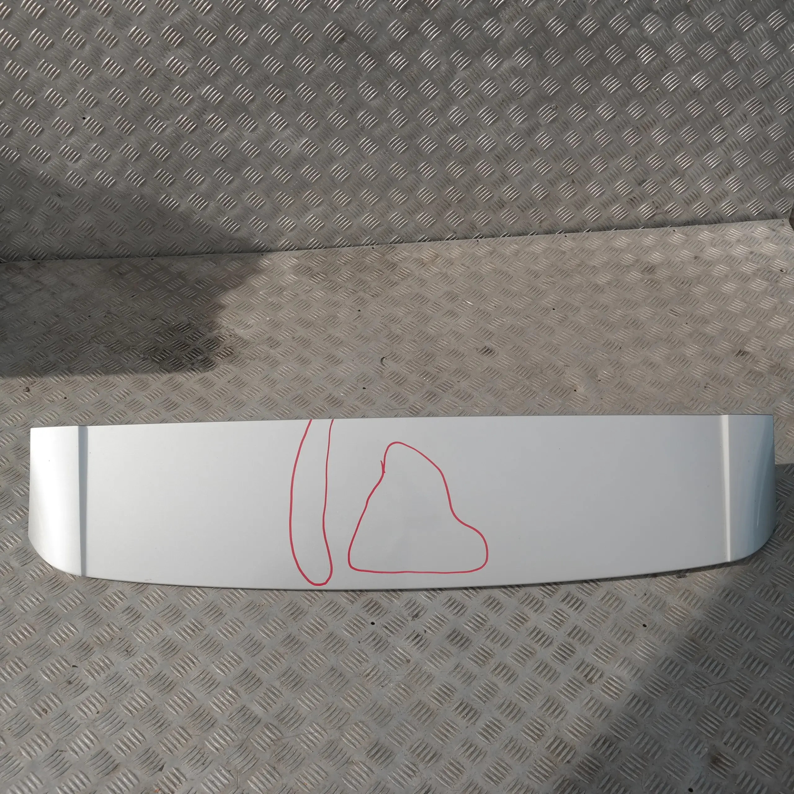 BMW X5 SERIES 4 E53 Rear Spoiler Upper Titansilber Titan Silber Silver 7025612