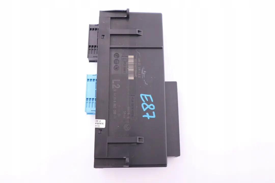 Módulo Control de Carrocería ECU L2 PL2 JBBFE Caja de Conexiones para BMW E87 con número de pieza 6962288 BMW E87 Módulo Control de Carrocería ECU L2 PL2 JBBFE Caja de Conexiones - SKU 6962288 - Número de pieza 6962288