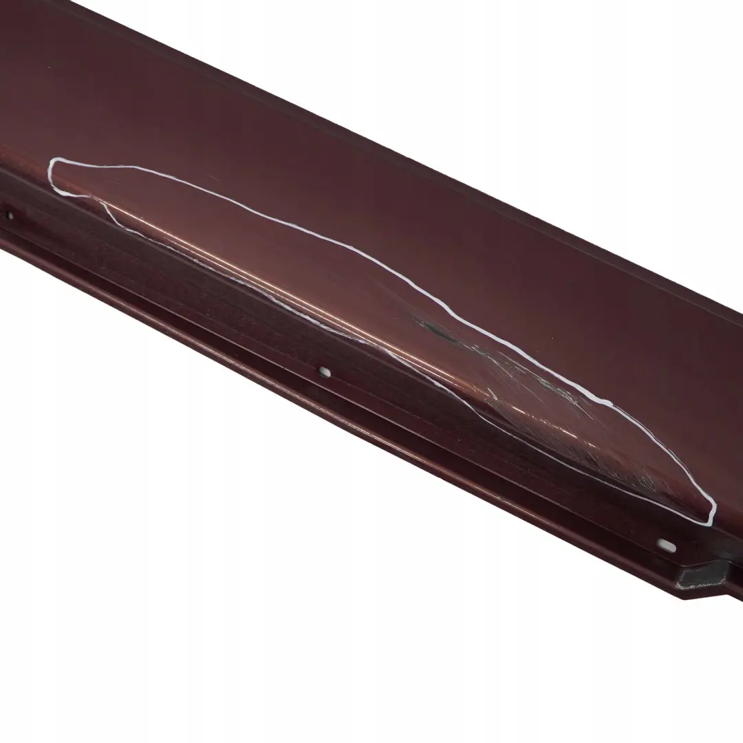 Door Sill Cover Skirt Left N/S Chiaretto Red Metallic - 894 to BMW 7 E65 with Part number 0140037 BMW 7 E65 Door Sill Cover Skirt Left N/S Chiaretto Red Metallic - 894 - SKU 0140037-CHI - Part number 0140037