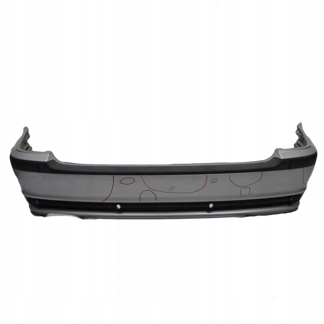 BMW 3 E46 Touring Rear Bumper Trim Panel Titansilber Titan Silver Metallic 354 - SKU 0007425-TS - Part number 0007425