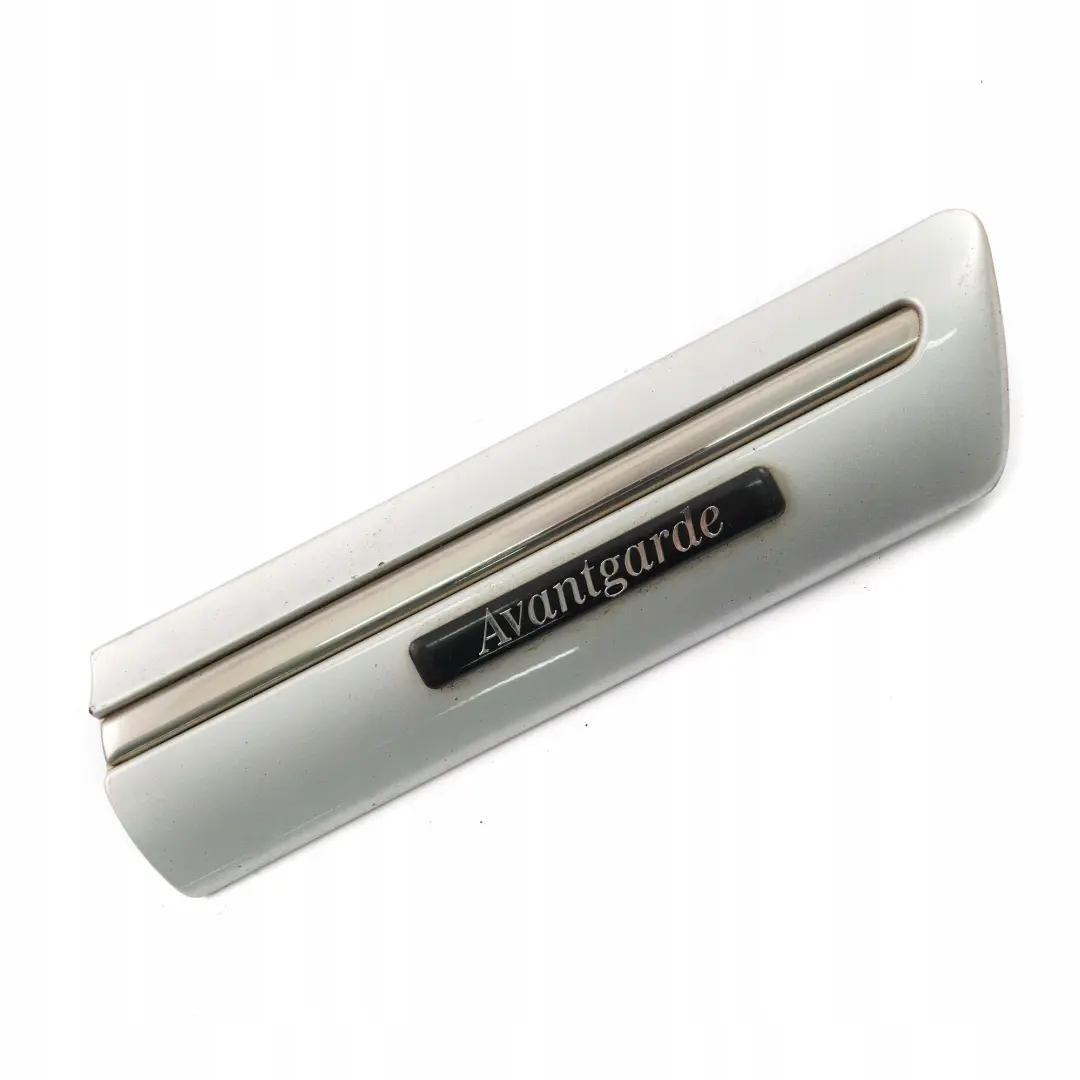 Delantero Derecho Guardabarros Molding Strip Brilliant Silver 744 para Mercedes W210 con número de pieza A2106900282 Mercedes W210 Delantero Derecho Guardabarros Molding Strip Brilliant Silver 744 - SKU A2106900282-BRS - Número de pieza A2106900282