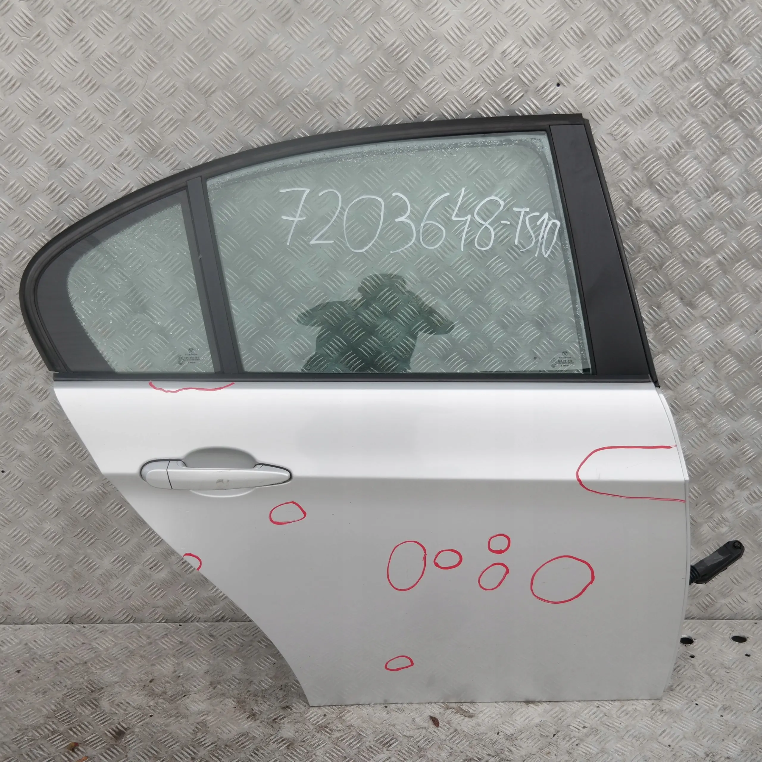 BMW 3 SERIES 10 E90 E90N LCi Door Rear Right O/S Titansilber Silver Silber - 354