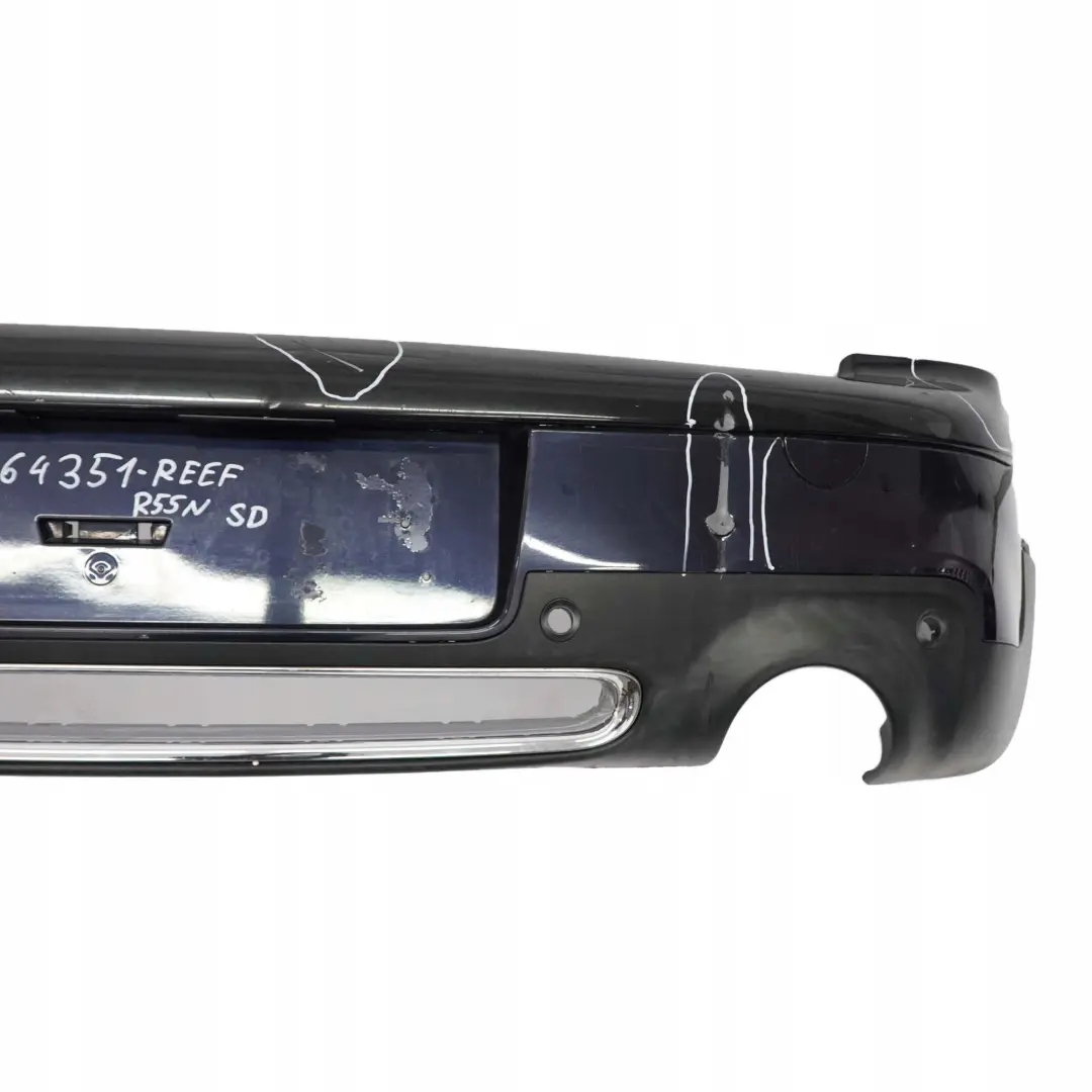 PDC Rear Bumper Trim Panel Reef Blue - B30 to BMW Mini Clubman R55 LCI Cooper S with Part number 7264351 BMW Mini Clubman R55 LCI Cooper S PDC Rear Bumper Trim Panel Reef Blue - B30 - SKU 7264351-REEF - Part number 7264351